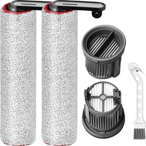 H14 Replacement Brush Roll and Hepa Filter Kit, Compatible with Dreame H14/h14 Pro Dual Motor Cordless Vacuum, Dry Wet Cleaning Parts, Soft Roller Brush