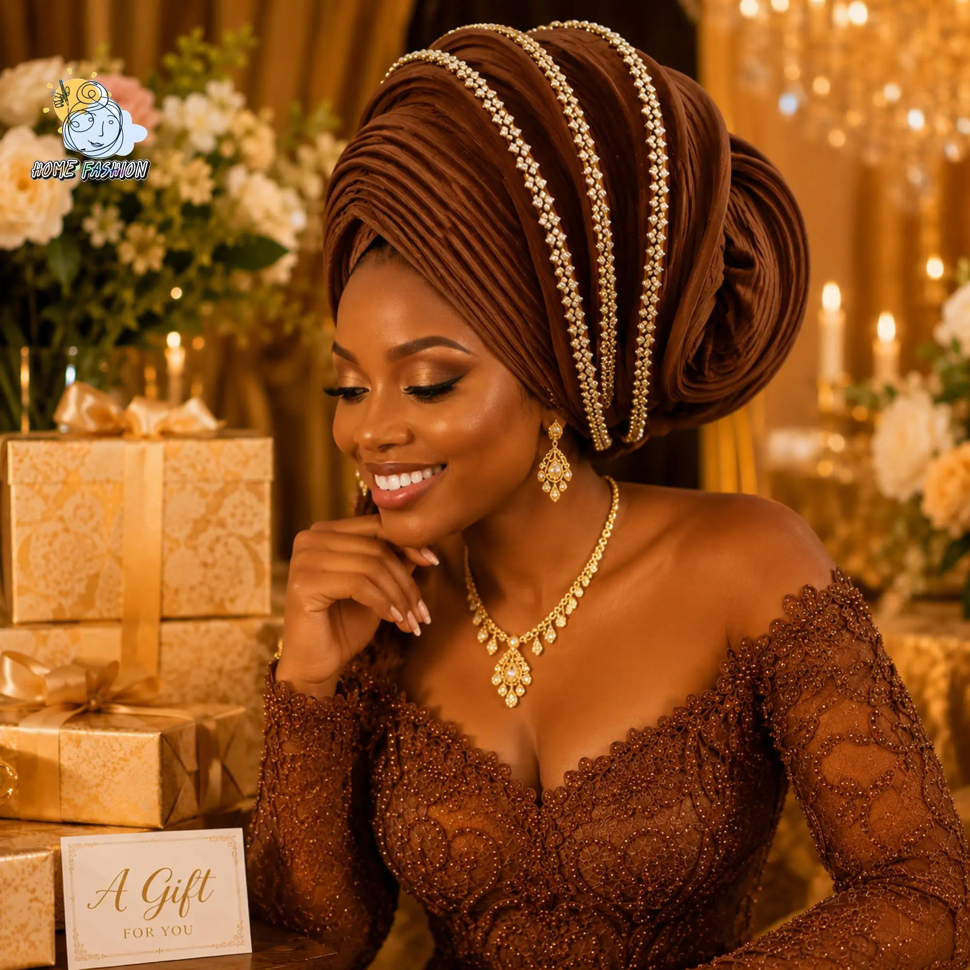 Women's Rhinestone Turban Hat Fashion Elegant Big Head Wraps for Daily Life Religious Activities