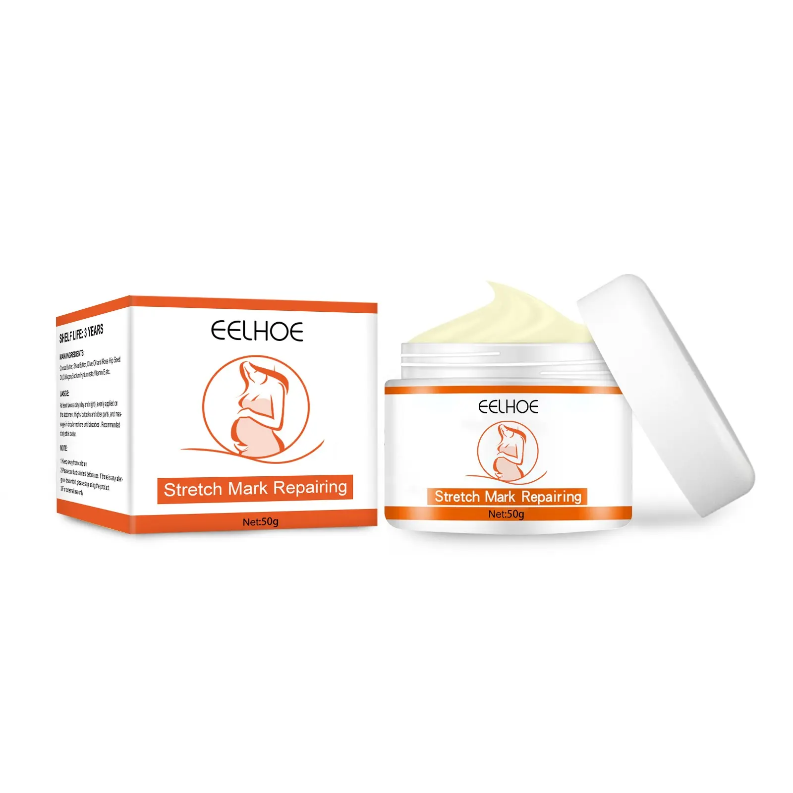 EELHOE Stretch Mark Repair Cream Treatment | Anti Stretch Marks, Firm Loose Belly Skin, Deep Hydration, Hydrating, Moisturizing & Non-Greasy Formula