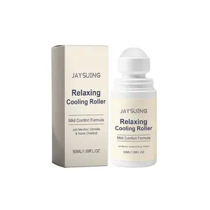 Cooling Roll-On Leg Essence with Menthol for Soothing and Refreshing Relief - Non-Greasy Moisturizing Gel