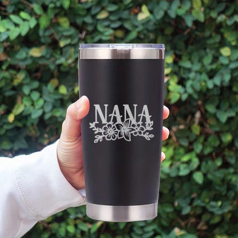 1pc - 20oz/591ml Stainless Steel Nana Grandma Coffee Cup | Multipurpose, Reusable, Hand Wash Only, 304 Stainless Steel, Ideal for Birthday and Mother'S Day Gifts