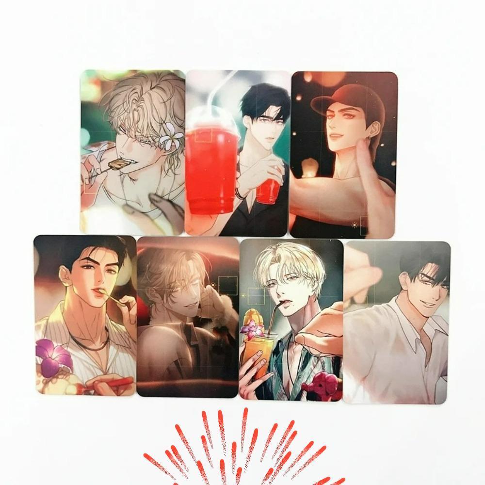 7 Pcs/set Korean Manga Lomo Card Yeongwoon & Seo-in Characters Small Cards Photocard Fans Collection Decorative Cosplay Gift
