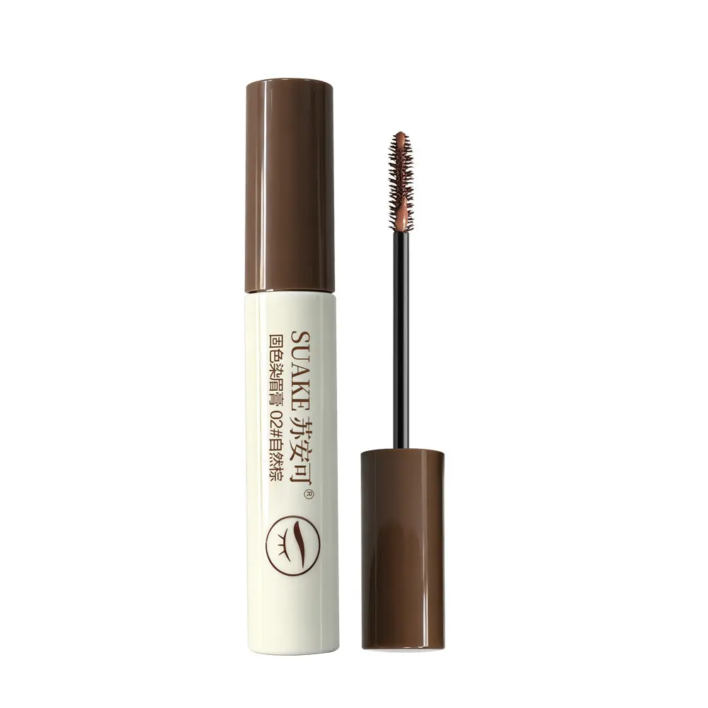 3-color eyebrow gel, long-lasting, color-fixing, tinted eyebrow gel, not easy to smudge, deep brown eyebrow gel