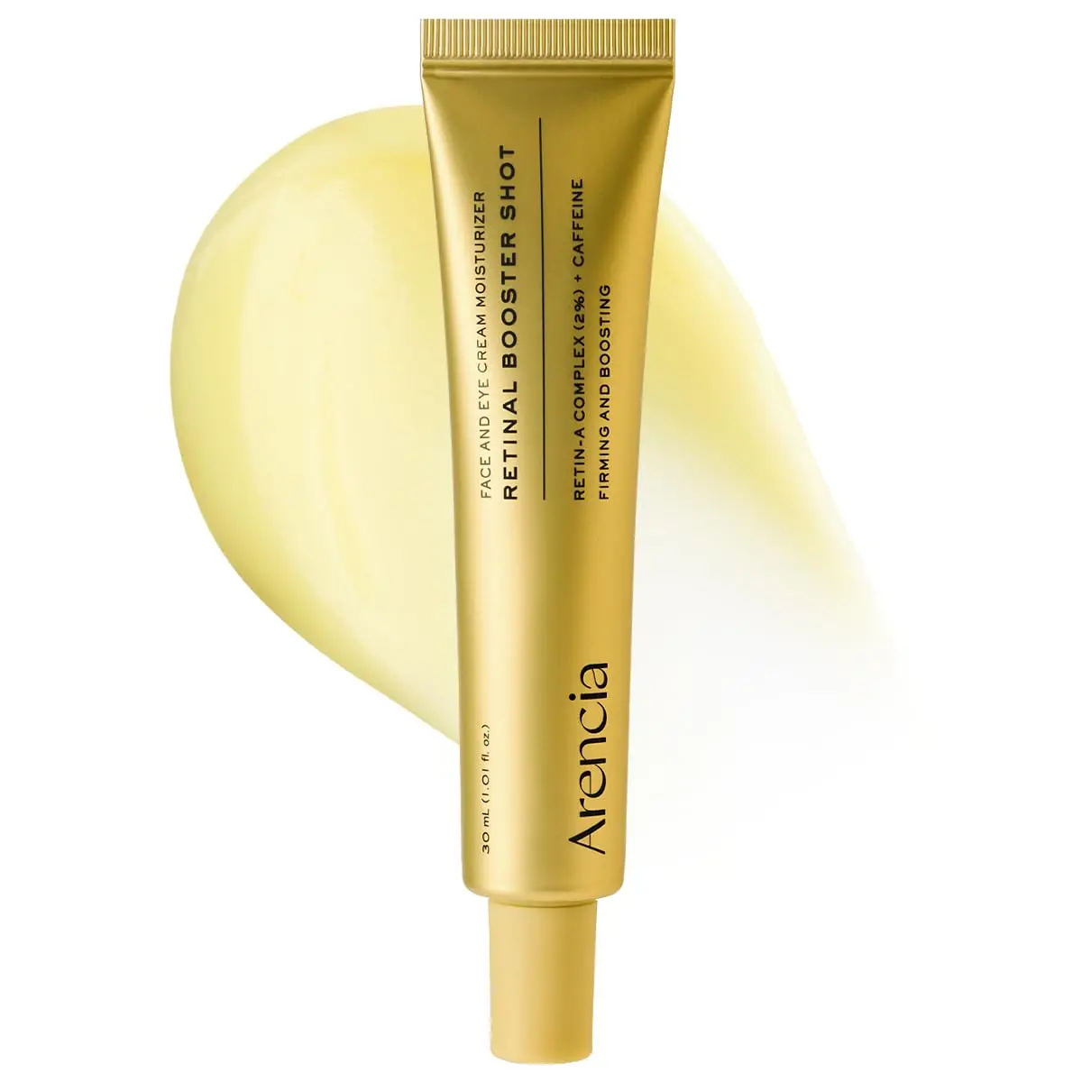 Arencia Retinal Booster Shot Glow Up Serum - Firming Advanced Night Formula with Caffeine, Ectoin for Mature Skin, Pore Control, Fine Lines & Wrinkles, 1.01 fl oz (pack of 1), Kbeauty Active Glow Serums & Essences, 30ml
