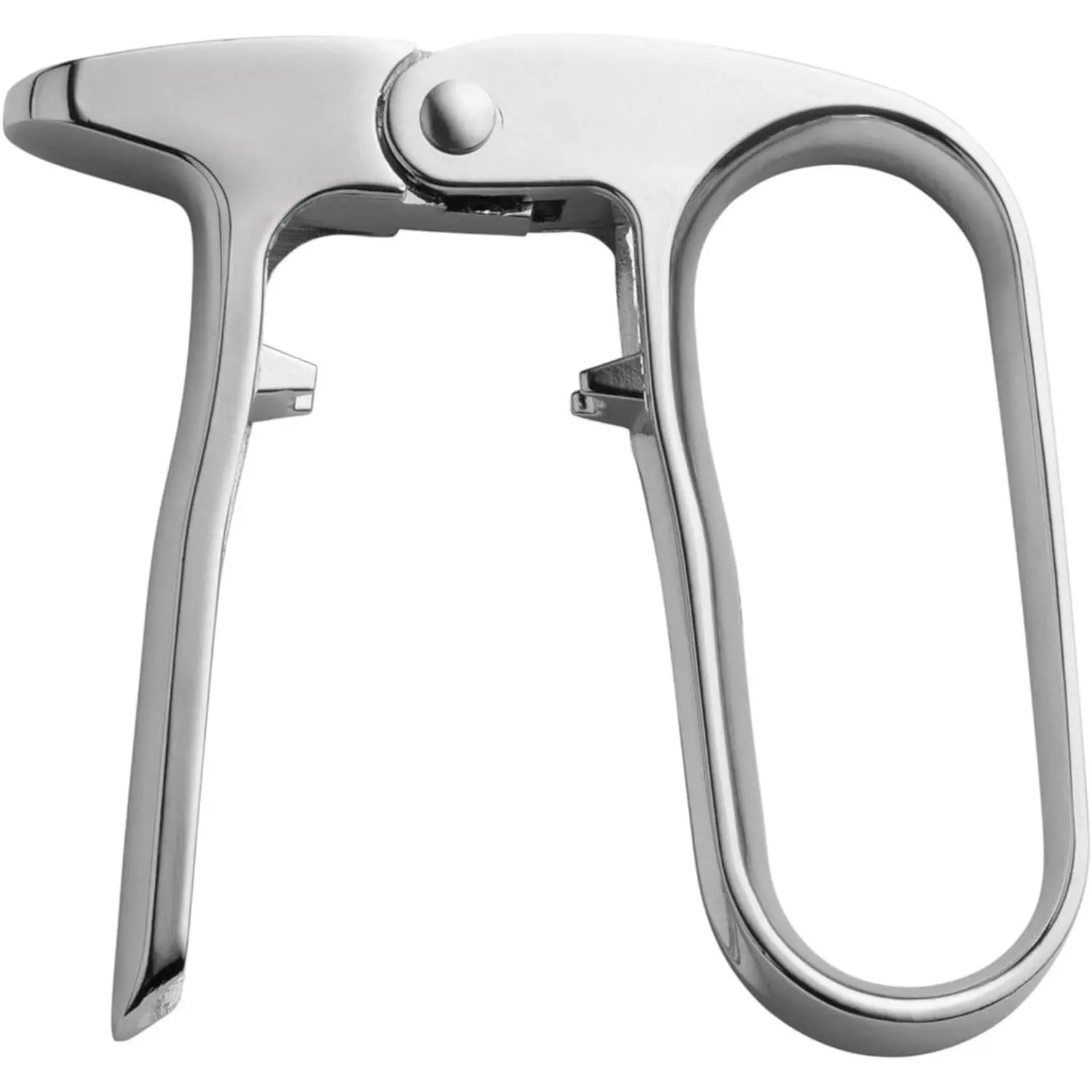 Sturdy Kitchen Bar Champagne Opener - Spring-Action Design, Handled, 6X3.75x0.75" inches Shaped Tool for Easy Natural & Synthetic Champagne Cork Removal, Sparkling Wine Accessory