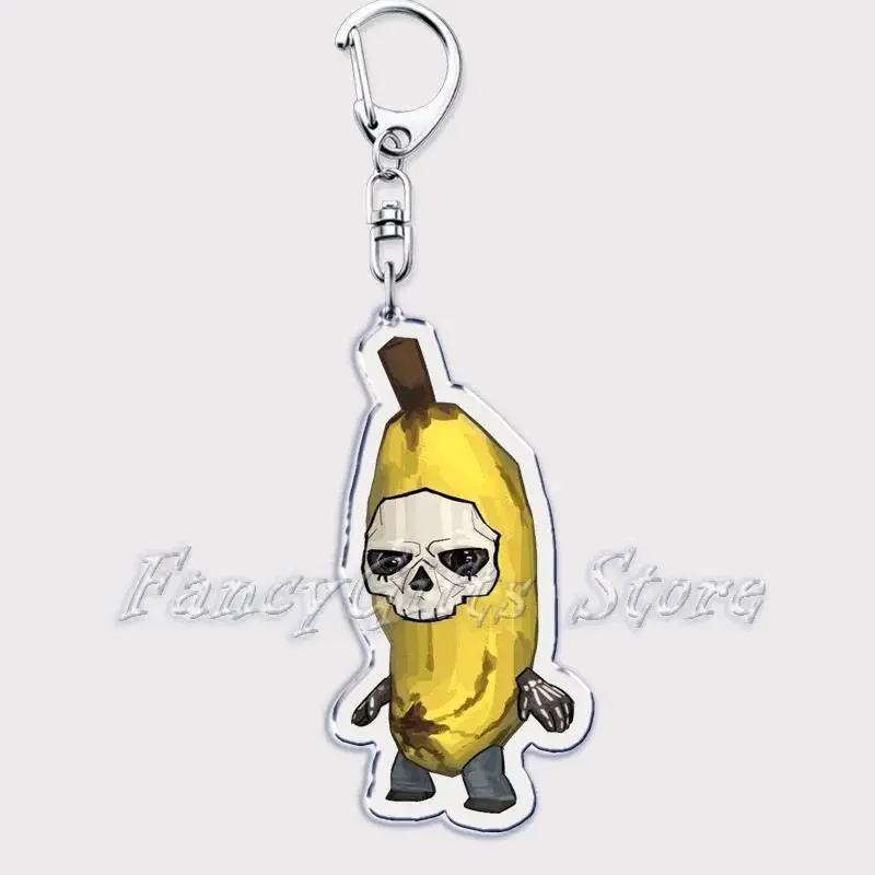 Cool Military Game Ghost Chibis Keychains for Accessories Cod Soldier Soap Simon Riley Keyring Jewelry Fans Gamer Gaming Gifts
