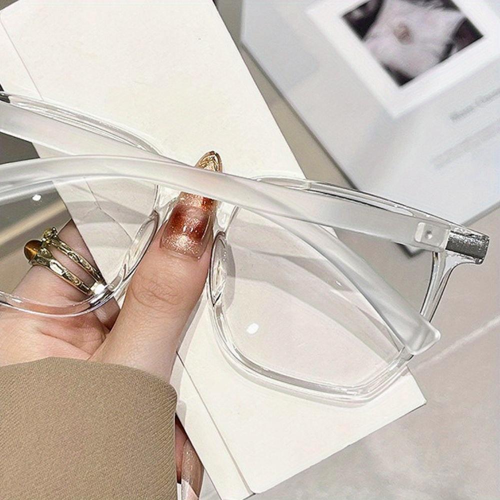 2-Pack Large Frame Reading Glasses with Gray Lens - Presbyopia Eyeglasses Suitable for Women & Men, +0.50 to +1.75 & +4.0 Diopters Strength, Age-Related near Vision