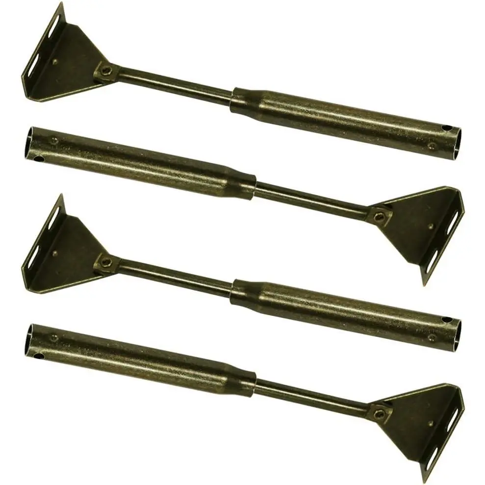 Cabinet Hardware - Spring Support Rods for Doors - Set of Four - Metal Material