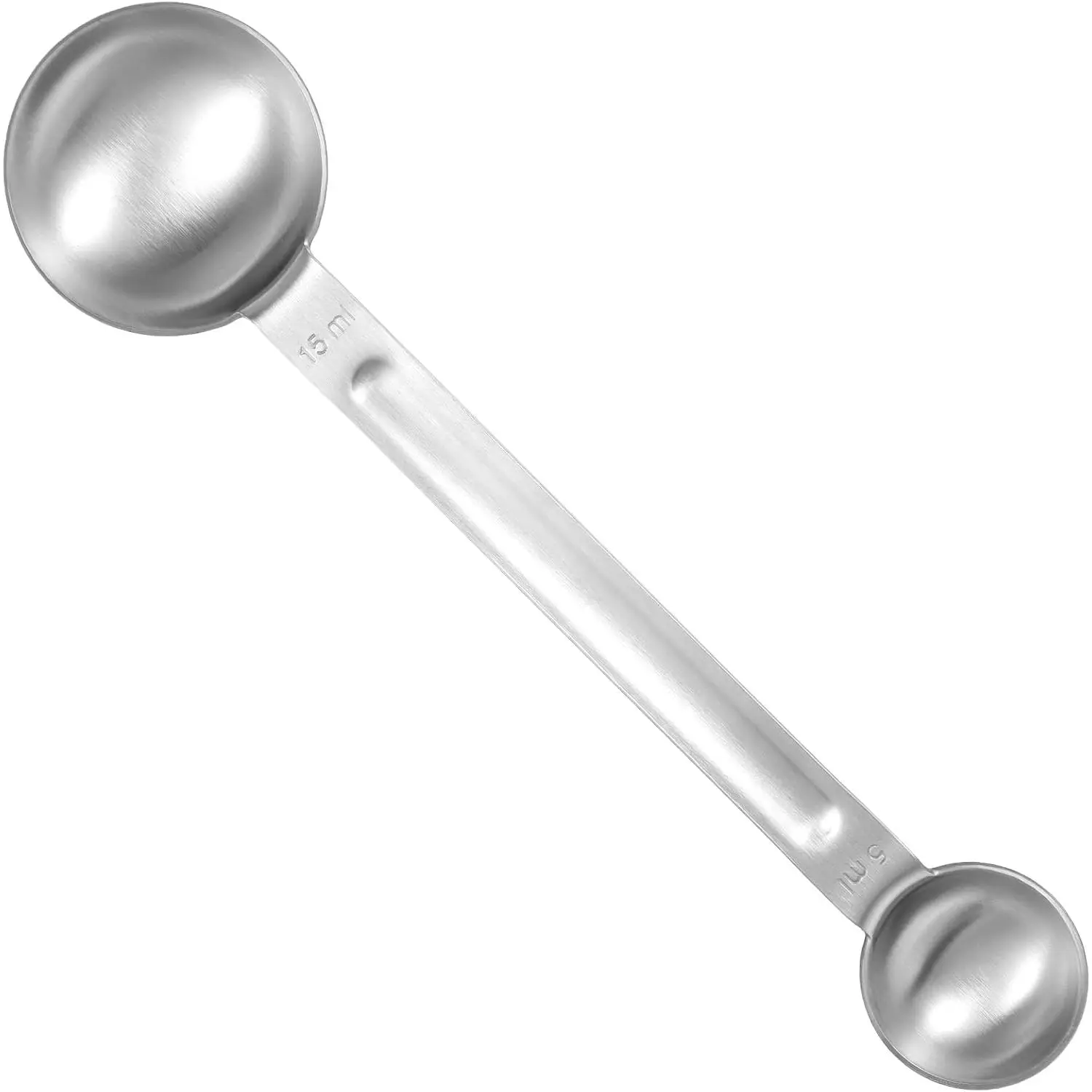 Tablespoon Measuring Spoon, Stainless Steel Coffee Scoop 1 Tsp (5ml) & 1 Tbsp (15ml) Double Ended Teaspoon and Tablespoon Scoop for Cooking Baking Kitchen Gadgets ()