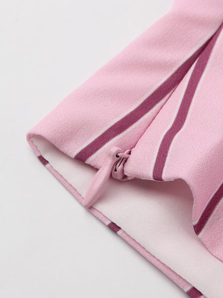 Women Striped Strapless Corset Top & Wide Leg Pants 2 Piece Set Sexy Daily Outfits Women Sets