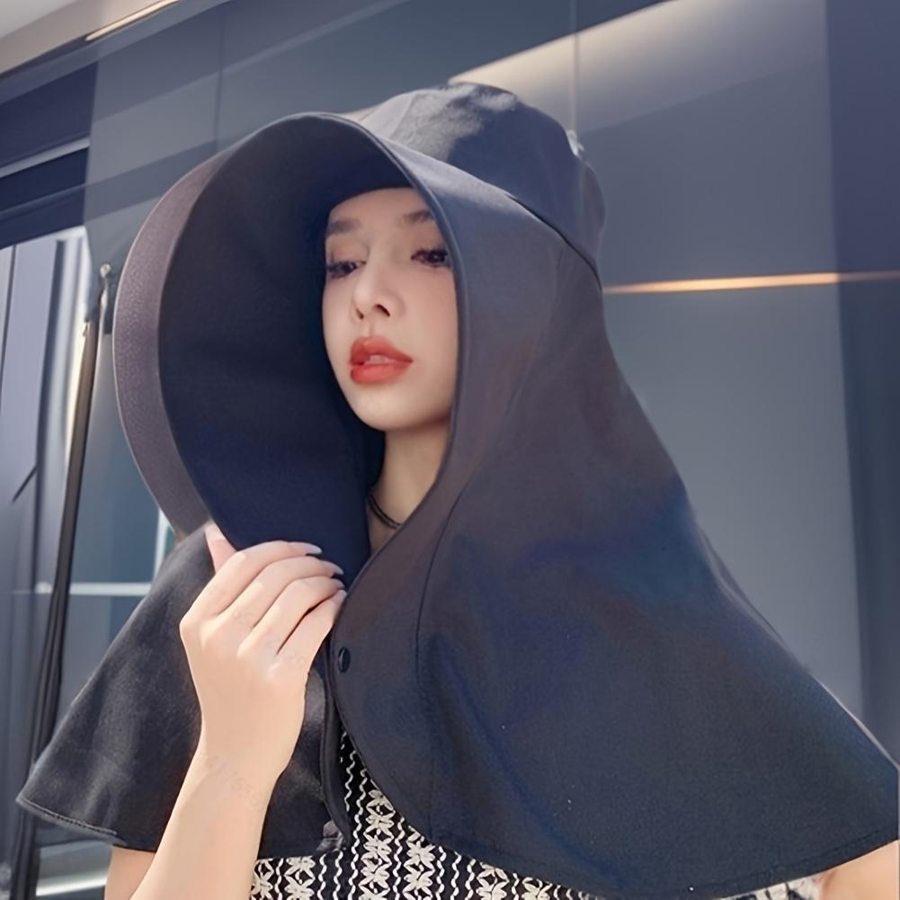 [Mother's Day Gifts]Summer Outdoor UV Protection Sun Hat for Women, Neck Flap Beach Cap, Lightweight & Breathable Wide Brim Design