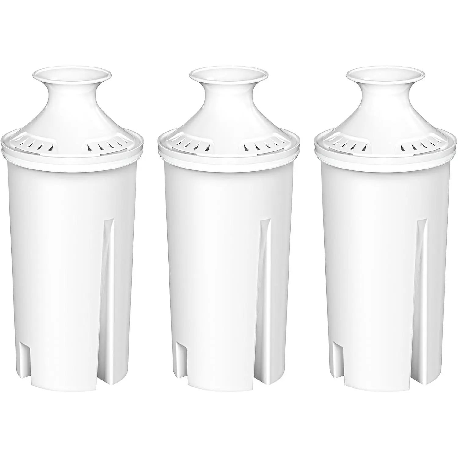 3-Pack Water Filter Replacements for Brita Water Pitchers and Dispensers, NSF 53&42 Certified to Reduce Cadmium, Mercury, Copper, Zinc, BPA free, Lasts 2 Months or 40 Gallons