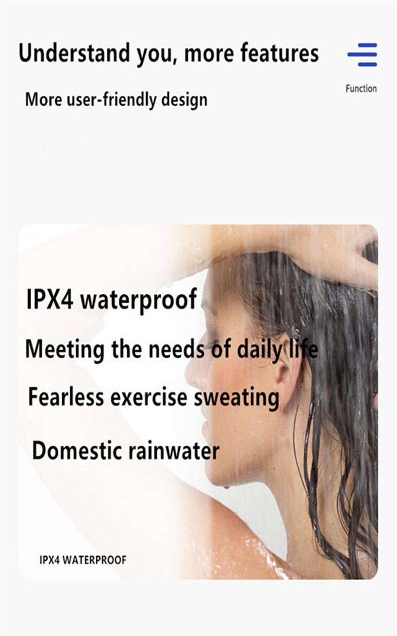 Earphone Clip Wireless Bluetooth noise cancelling Headphone Bone Conduction Headset High Quality TWS Auriculares Sport  Canceling With Mic