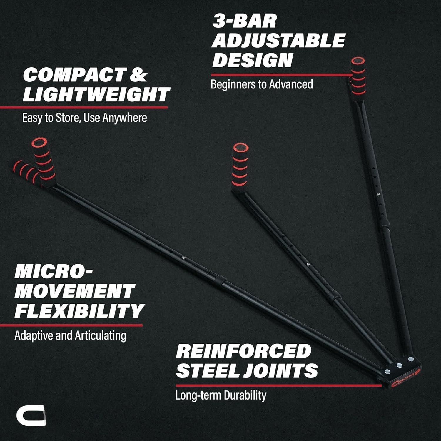 Split Machine for Flexibility with Trainer APP  Adjustable 3 Bar  Stretcher to Boosts Range of Motion,  and Groin Flexibility with Split Stretcher Machine Timer, for Martial Arts, , Yoga