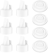 6oz Wide-Mouth Breastmilk Storage Bottles with Two-Pieces Sealing Cap, Leak-Proof Design, No-Fade Reading Marking, Compatible with Spectra S1 S2 9 Plus, Motif Luna, and Most Wide-Mouth Flanges, 4 Pack