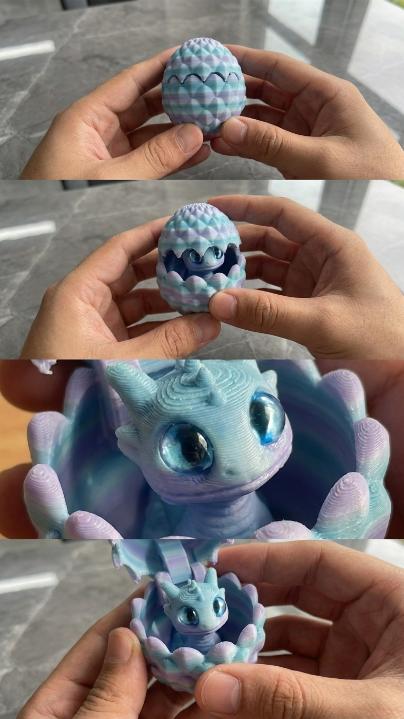 This 10-piece set of 3D-printed Western dragon egg models, made with high-quality PLA material, is the perfect gift for parties, gardens, kitchens, offices, and home décor, and is also a highly collectible item.