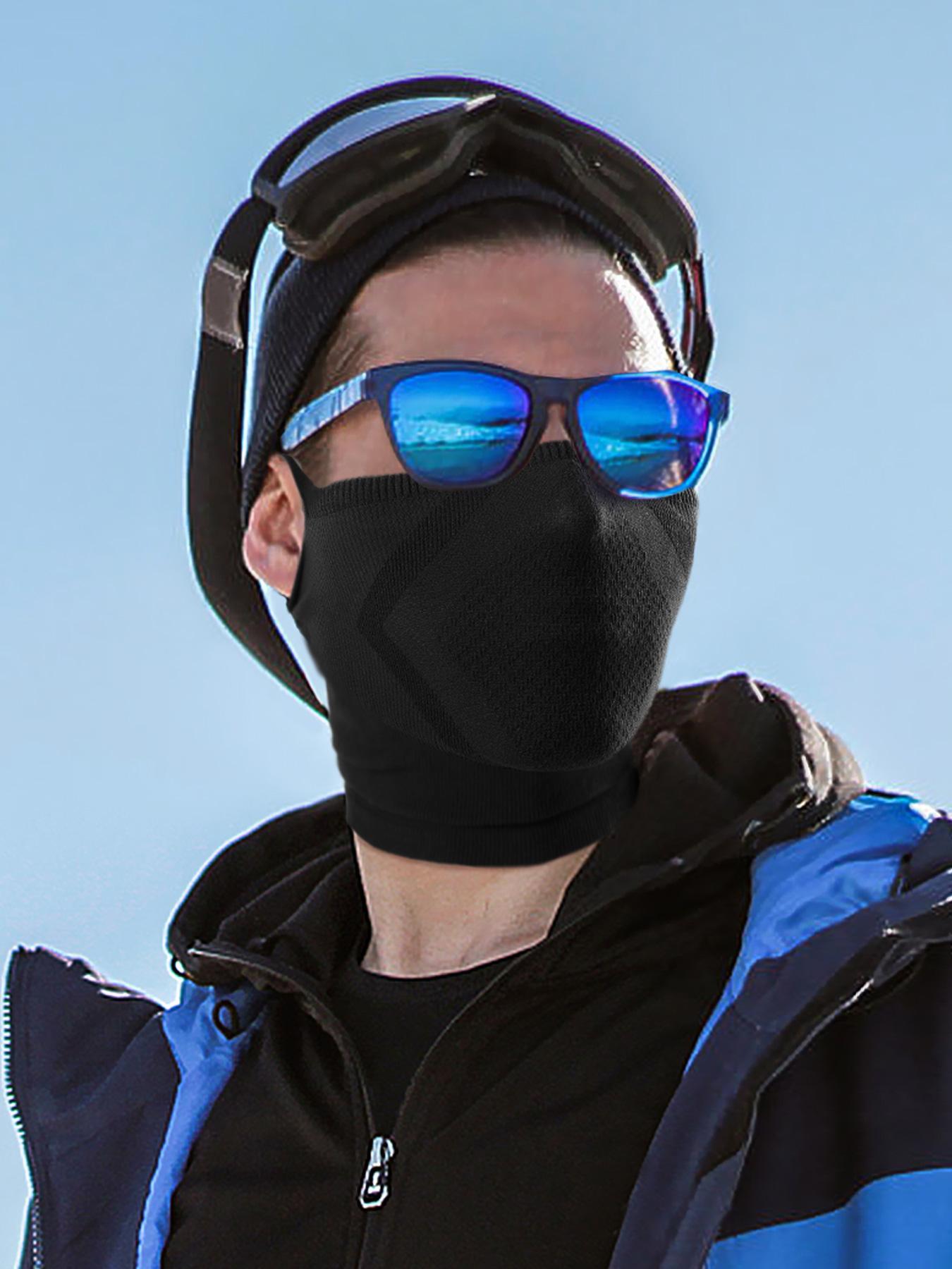Sports Mask, Warm Tactical Windproof Cycling Face Cover, Breathable Sun Protection Reusable Face Covering Masks, Hiking Camping Running Skiing Neck Face Covering Masks for Men & Women