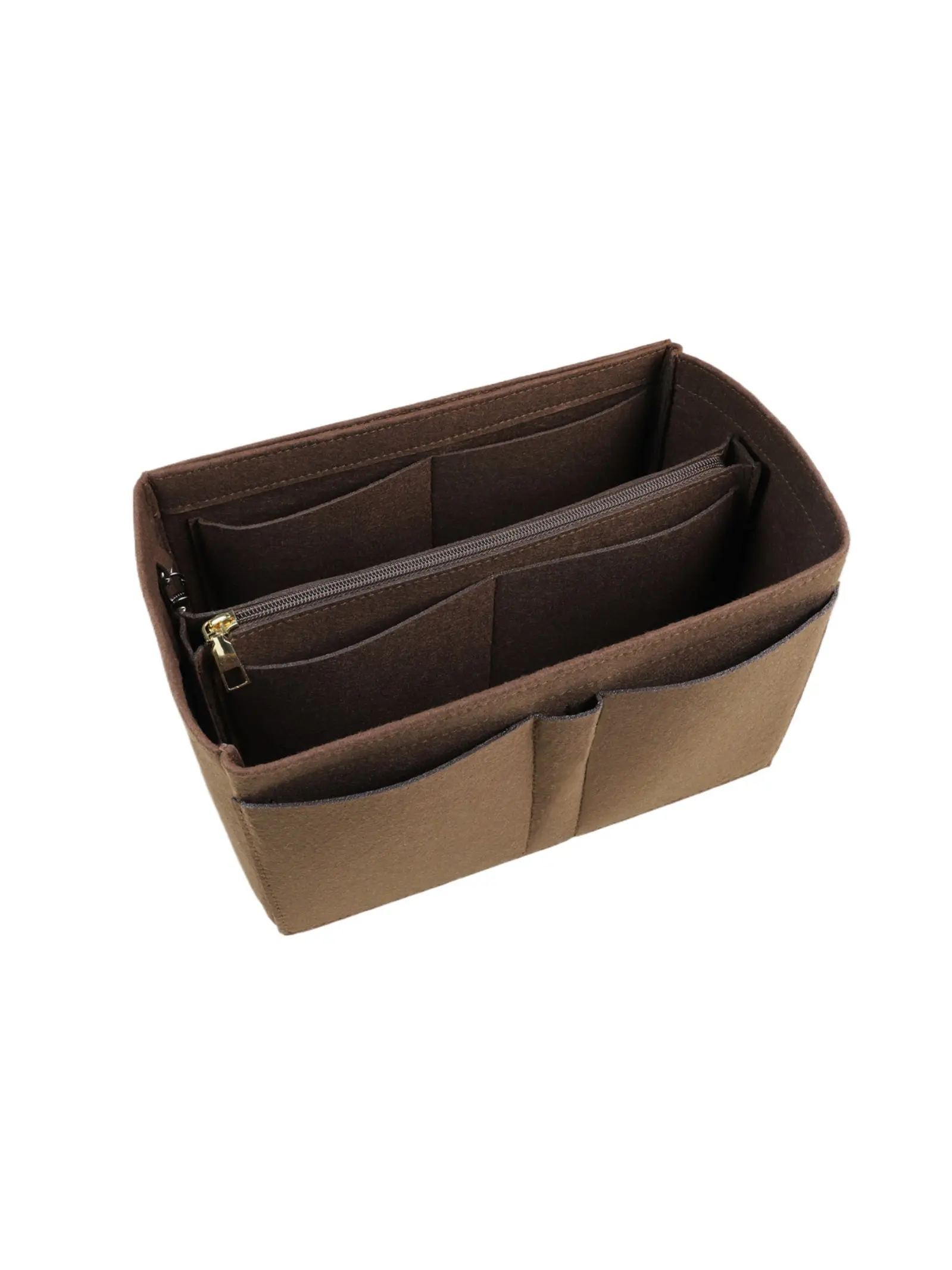 Speedy 30 Inner Pouch, Multi-Compartment Felt Lining, Fits Most Handbags, Revives Drooping Bags, Essential Accessory for Organized Storage
