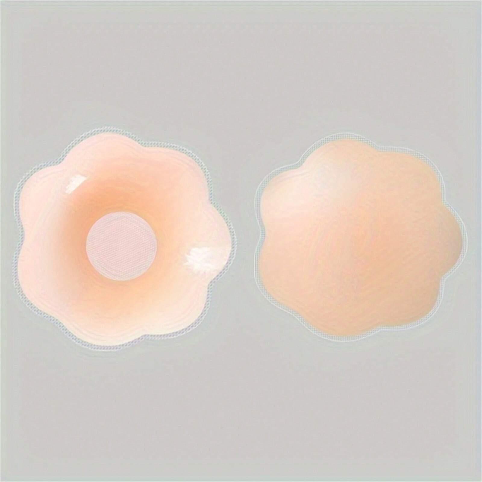 Reusable Seamless Silicone Nipple Covers - Invisible, Self-Adhesive, Anti-Convex Breast Patches For Women - Comfortable, Breathable, And Easy To Clean Bra Accessories(2/10pcs)