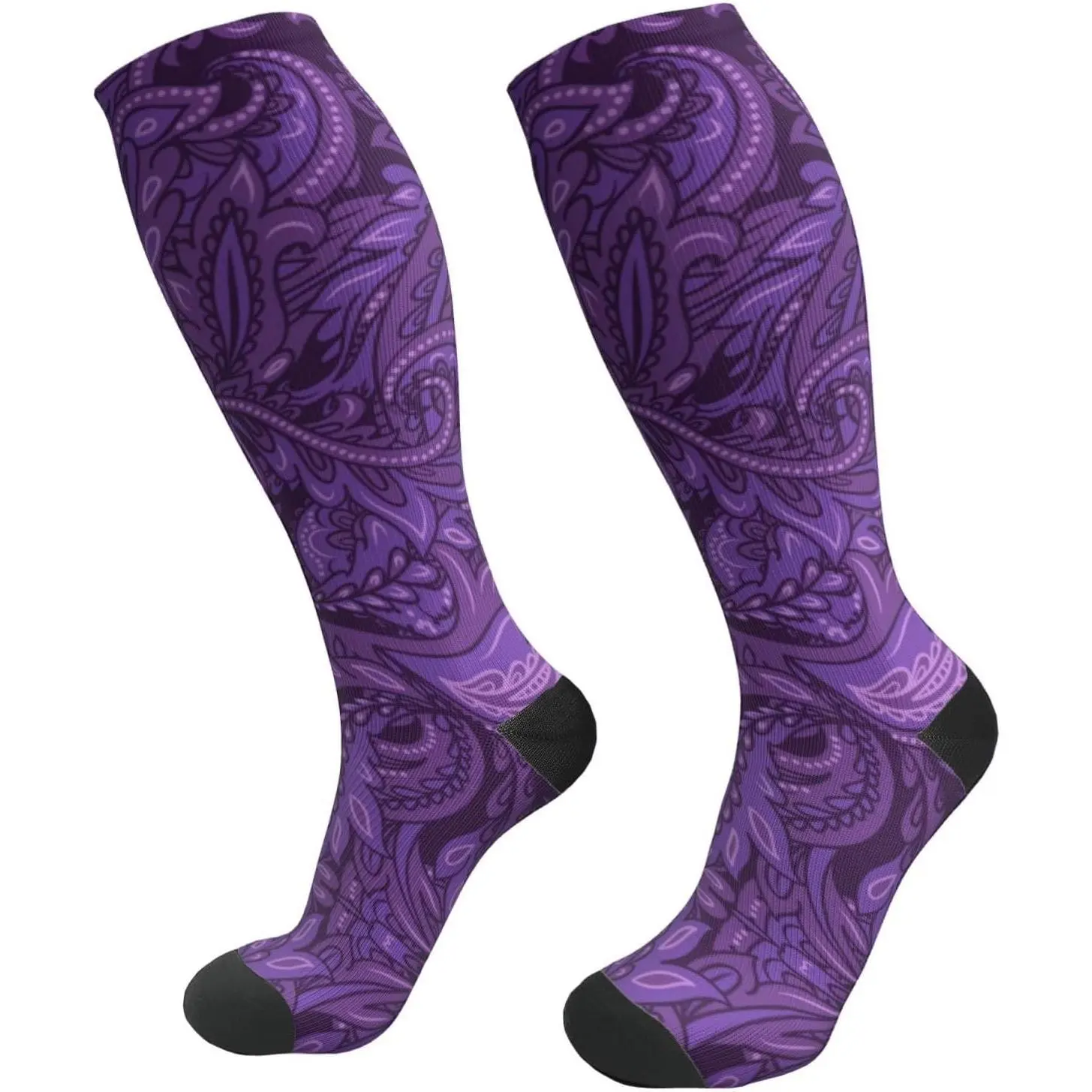 Compression Socks for Women Men Suitable for Nurses Travel Pregnancy Recovery Running Athletic