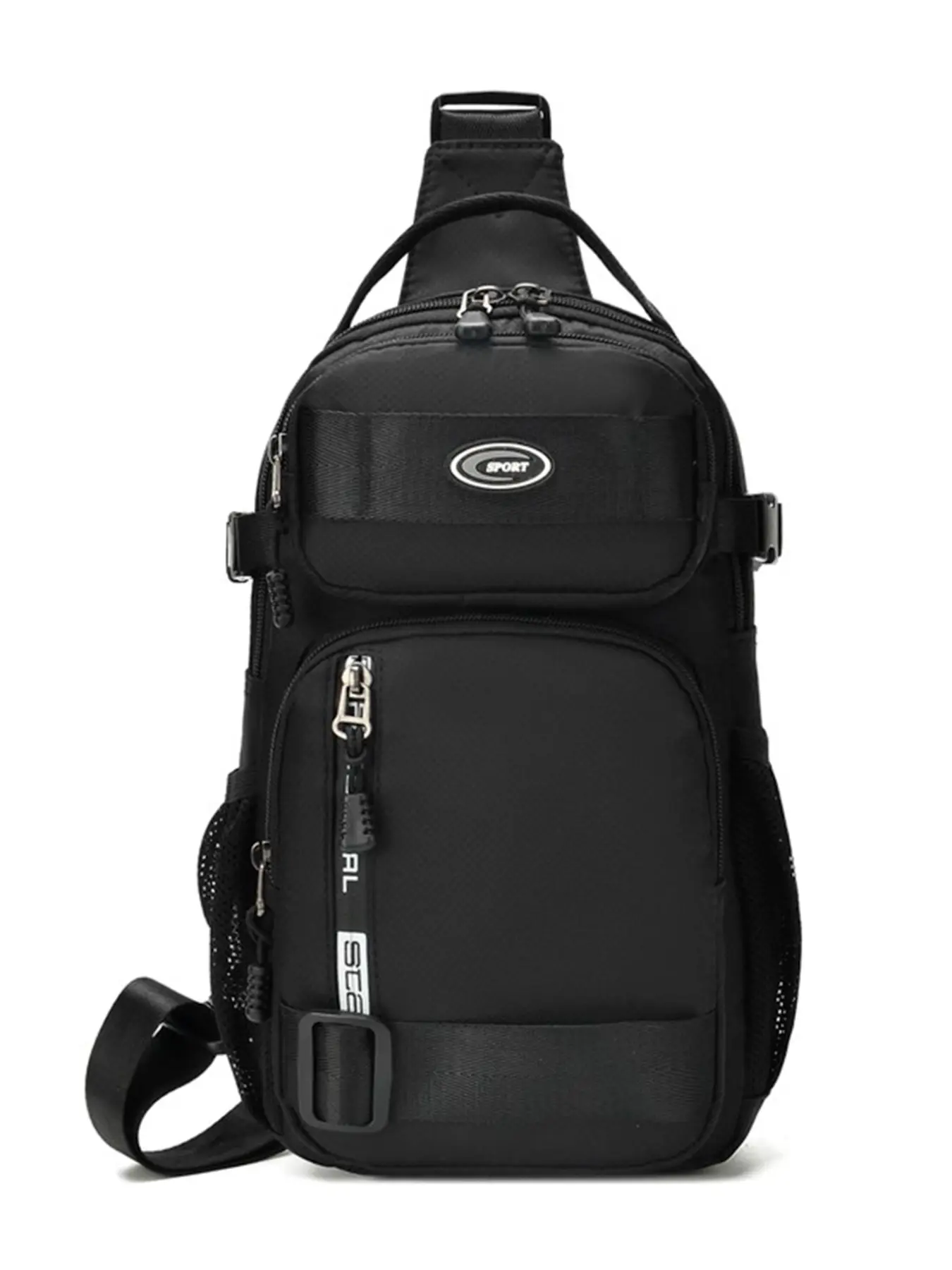 Men's Oxford Fabric Crossbody Messenger Bag, Lightweight Multi-Functional Large Capacity Travel Bag, Portable Casual Outing Backpack, Multifunctional Sling Bag