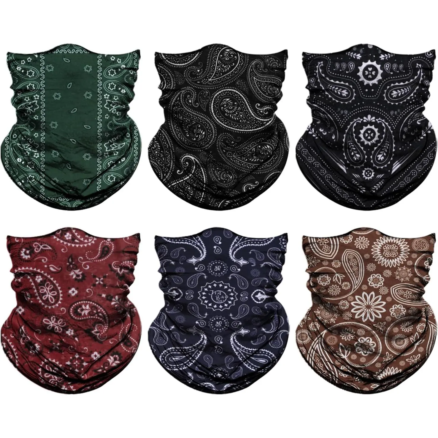 Baby Seamless Fabric Neck Gaiter - Full Neck Wrap, Machine Wash, Multi-Use Wear, 1 Size Fits Toddlers, Versatile Headwear Bandana Face Scarf Mask Cover Warmer Balaclava, One Size Fits