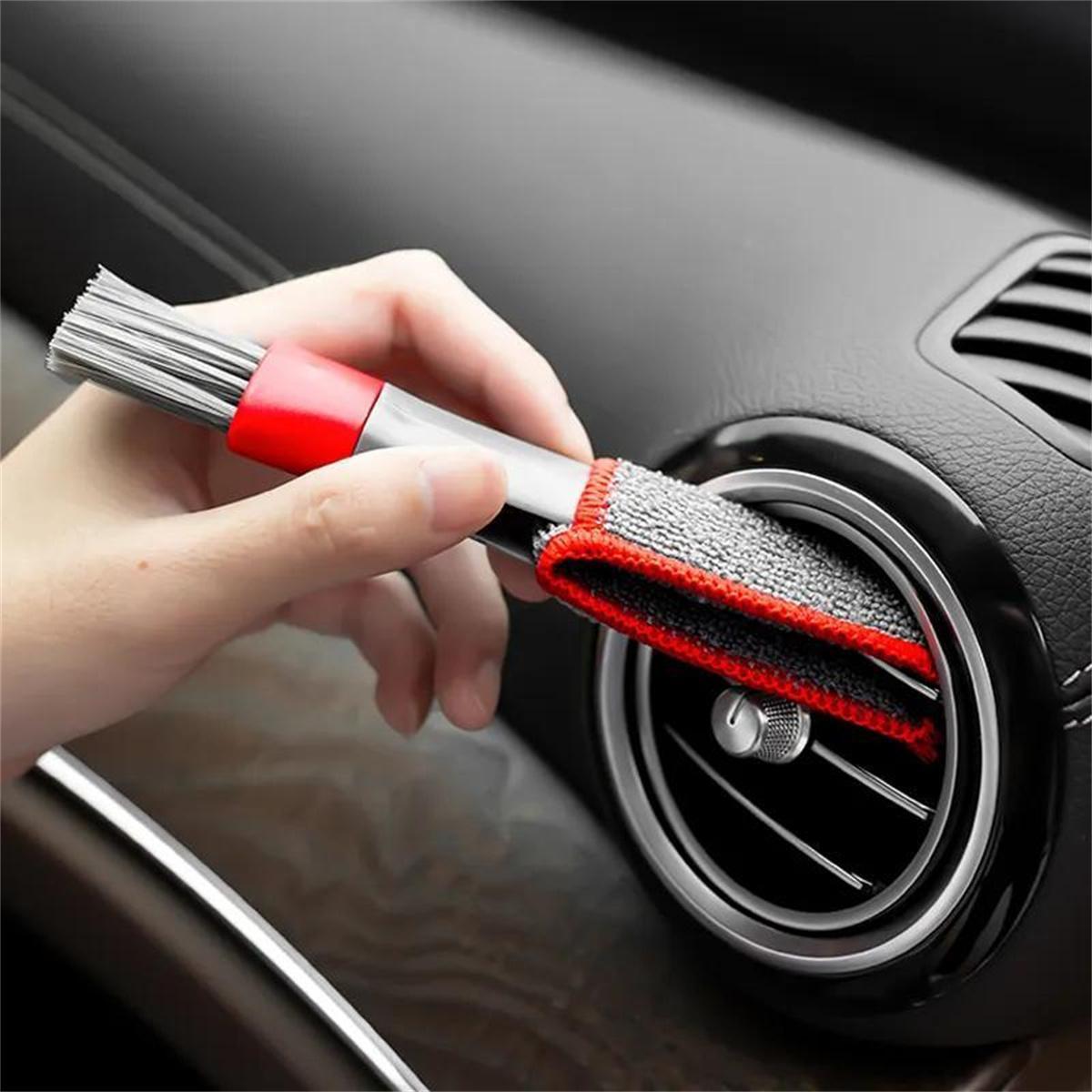 Car Air Vent Cleaning Brush, Double-Headed Multifunctional Car Interior Cleaning Brush, Auto Detailing Cleaner, Car Cleaning Tool, Car Detailing Supplies, Car Detailing Products, Car Detailing Brushes #GLOBAL PICKS