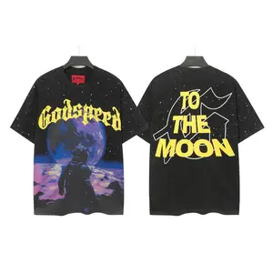 Summer New Godspeed Cotton T-shirt Men Women Top Quality Streetwear GOD SPEED Short Sleeve Hip Hop Tee