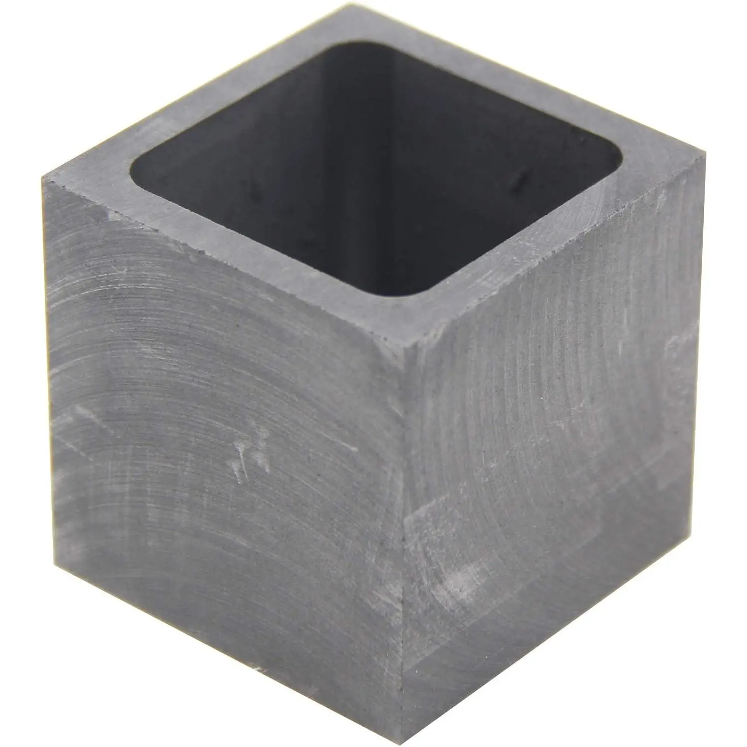 Graphite Ingot Mold, Melting Casting Mould for Gold Silver Metal Aluminum Copper Brass Zinc Plumbum and Alloy Metals (50x50x50mm-1000g Gold; 500g Silver)