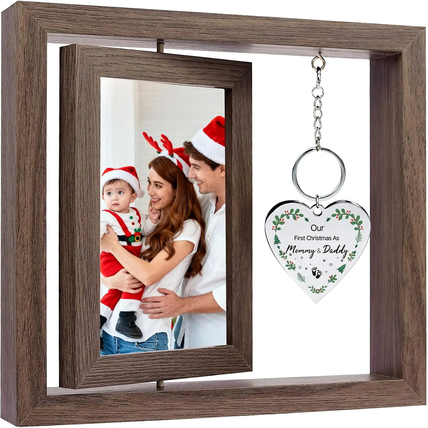Our First Christmas as Mommy and Daddy Picture Frame, Gifts for  Mom and Dad,  First Christmas Picture Frame, 1st Xmas Gifts for  Parents