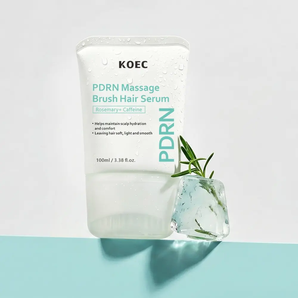 PDRN Massage Brush Hair Serum, Dry Scalp Hydrating Massager, Scalp Care and Nourish - Moisturizing, Lightweight and Fast-Absorbing