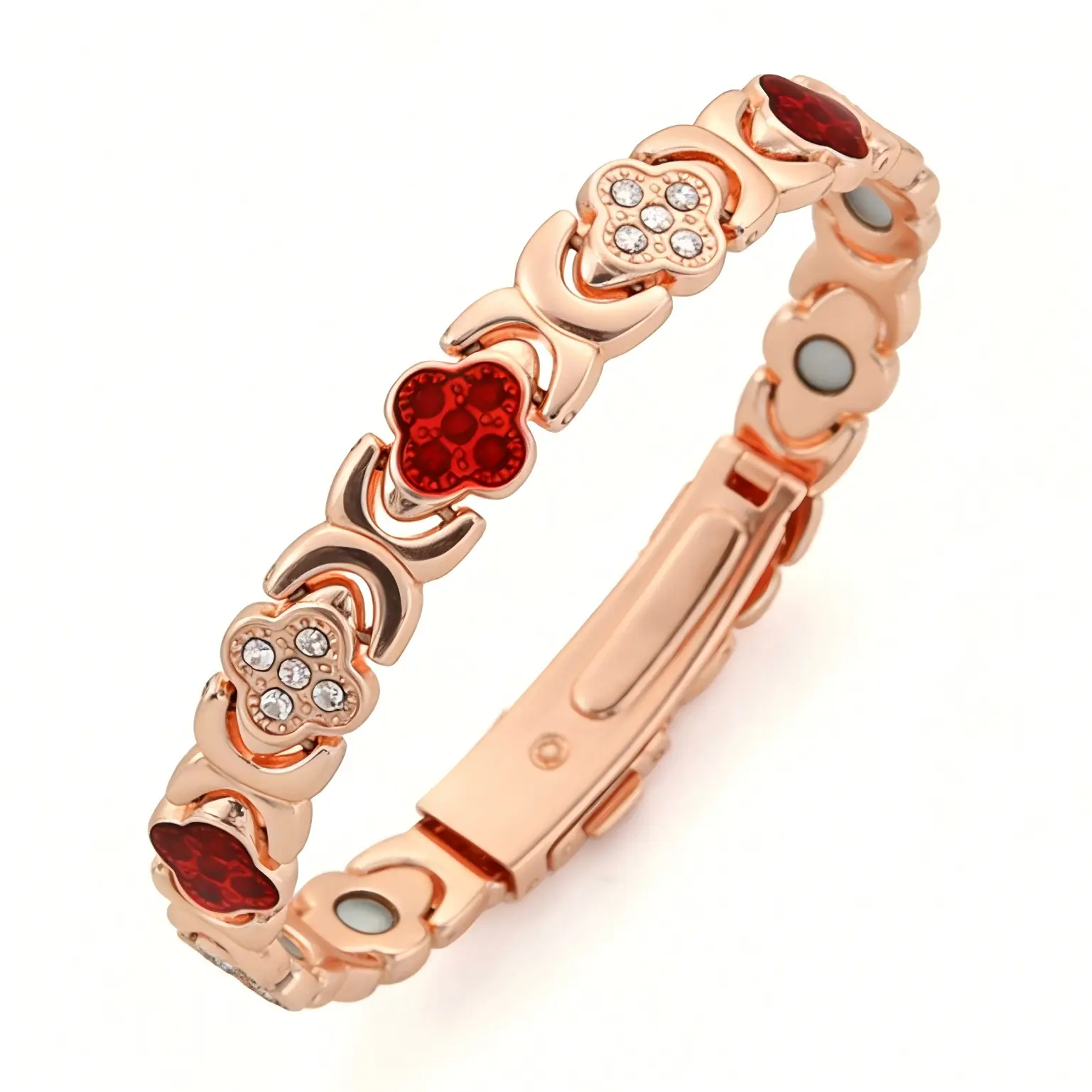 Loveden Pure Copper Magnetic Therapy Cuff Bracelet for Women, Adjustable Classic Magnetic Bangle Jewelry, Thoughtful Gift for Mom, Daughter, Best Friend, Ideal Holiday Present for Black Friday & Fashion Week Daily Accessory