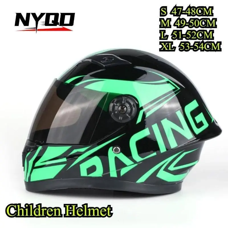 New Cute Children Helmet Safety Kid Full Face for Four Seasons Outdoor Sports Riding Adjustable Head Bicycle Motorcycle Helmets