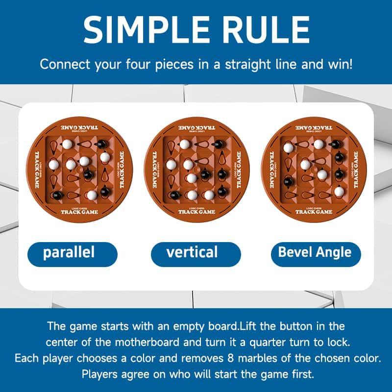 Logic Track Chess 2 Player Battle Game - Educational Brain Development Toy for Kids Birthday Gifts SpringStatements