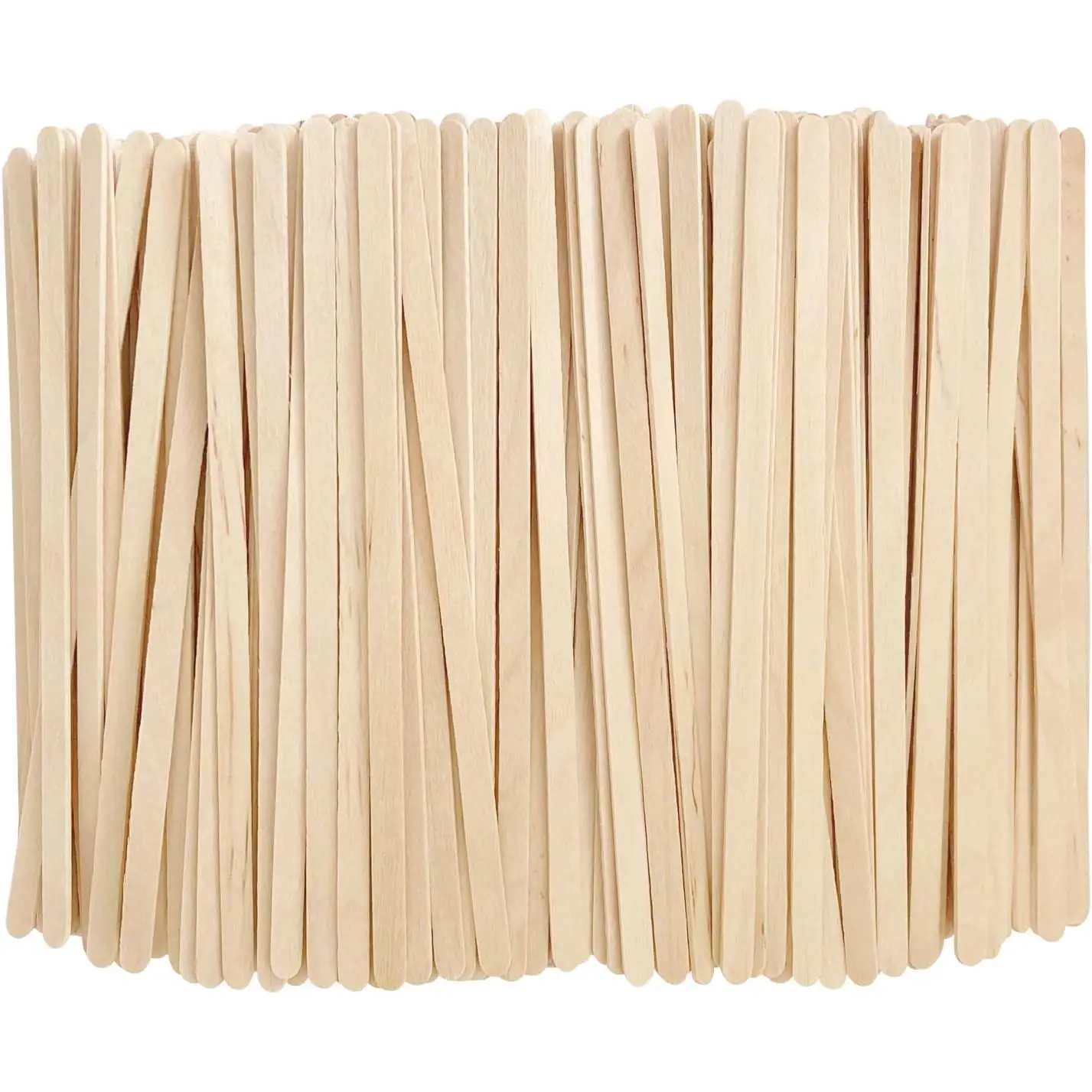 KTOJOY 5.5inch Wooden Coffee Stirrers, 1000 Count Disposable Stir Sticks for Coffee & Cocktails, Wooden Beverage Mixer with Smooth Ends, Swizzle Drink Sticks