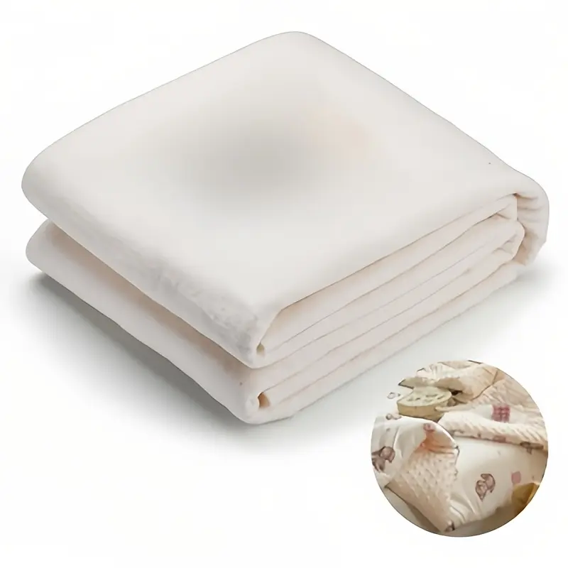 Quantity of quilted pads, lightweight. 81 x 91 inches. Four-season universal quilted pad, breathable pad, very suitable for quilted blankets, handicrafts, wearable artworks and projects.