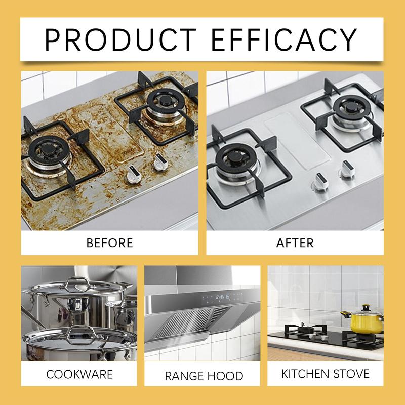 (2 Pieces)Heavy Oil Stain Cleaner,Oil Stain Cleaner Spray with Sprayer, Cleaner Treatment Agent, Stain Remover, Household Cleaning Product for Kitchen Stove, Range Hood, Cleaning Supply, Interior Cleaner, Kitchen Cleaning Supplies, Deep Stain Remover