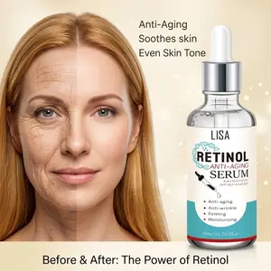 Retinol Anti-Wrinkle Serum, Contains Retinol, Niacinamide, Hyaluronic Acid, Facial, Even Skin Tone, Firming, Deeply Moisturizing