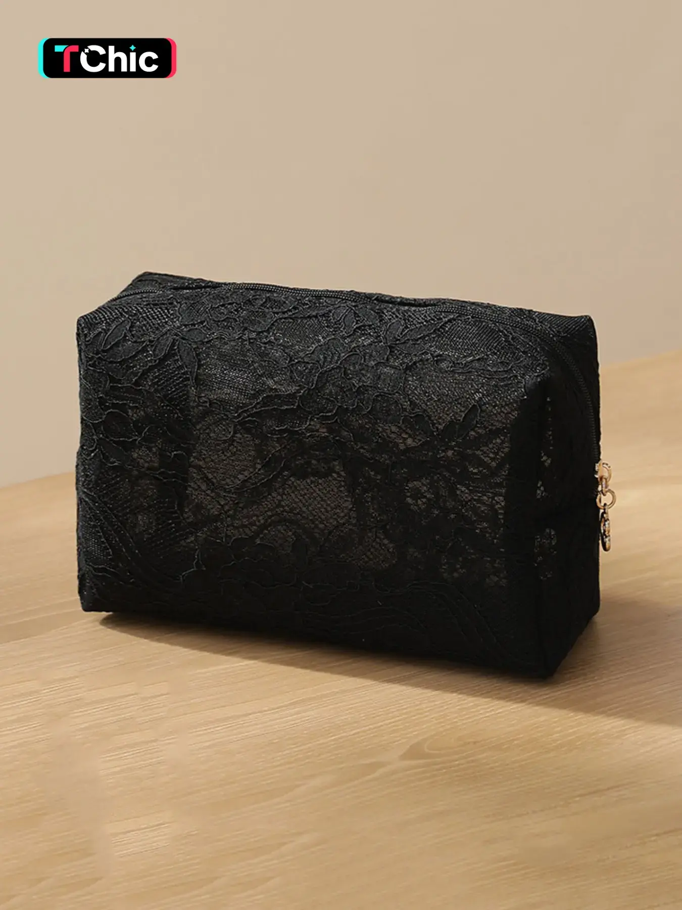 Lace Makeup Bag, Travel Makeup Pouch, Large Capacity Travel Toiletry Bag, Women's Zipper Storage Bag, High-Value Portable Cosmetic Organizer