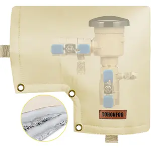 5F Backflow Preventer Insulated Pouch, Pressure Vacuum Breaker Cover, Winter Insulation for Water Well Pump & Sprinkler Valve, Protects Against Severe Snow & Intense Sun