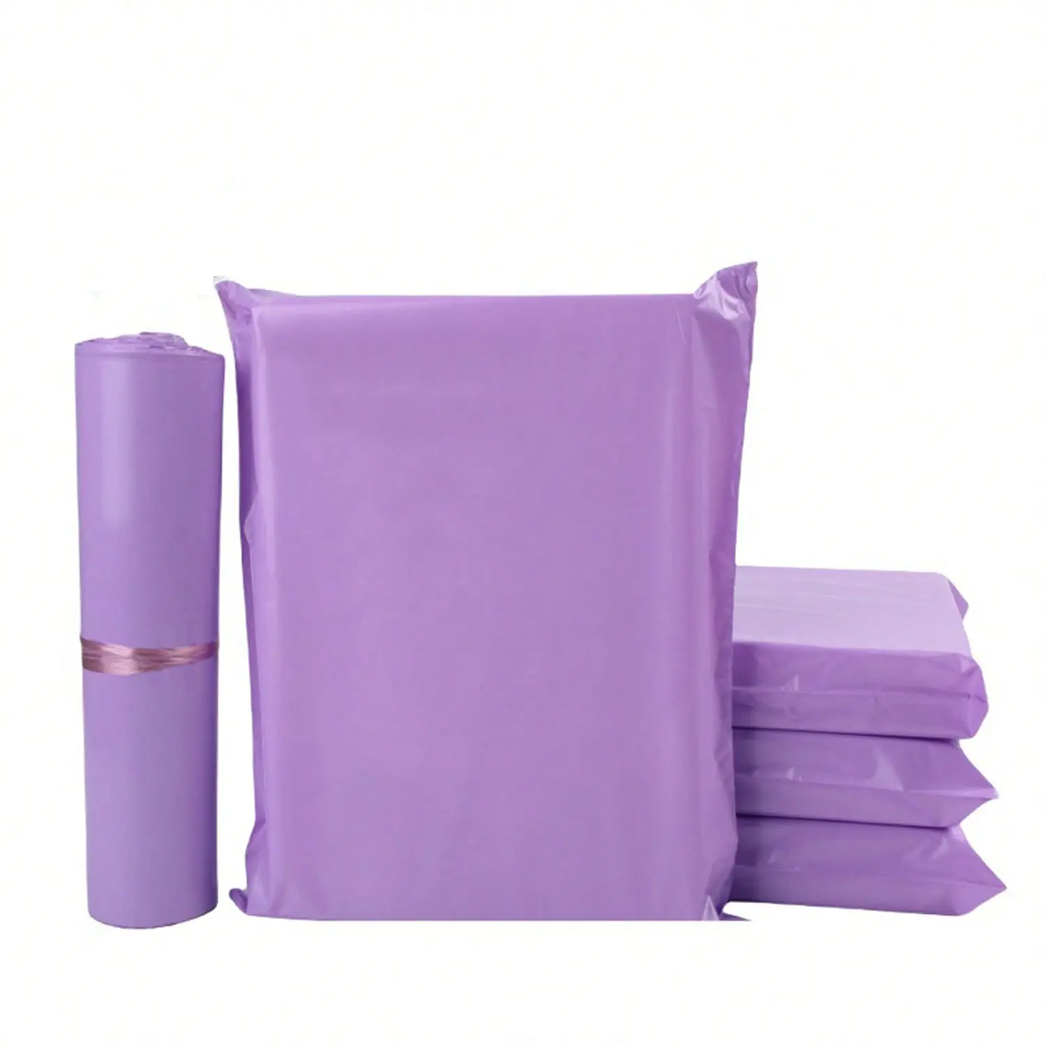 100pcs Self-Sealing Poly Mailer Bags, Ideal for Small Business Shipping, Lightweight Parcel Packaging, Durable and Reusable