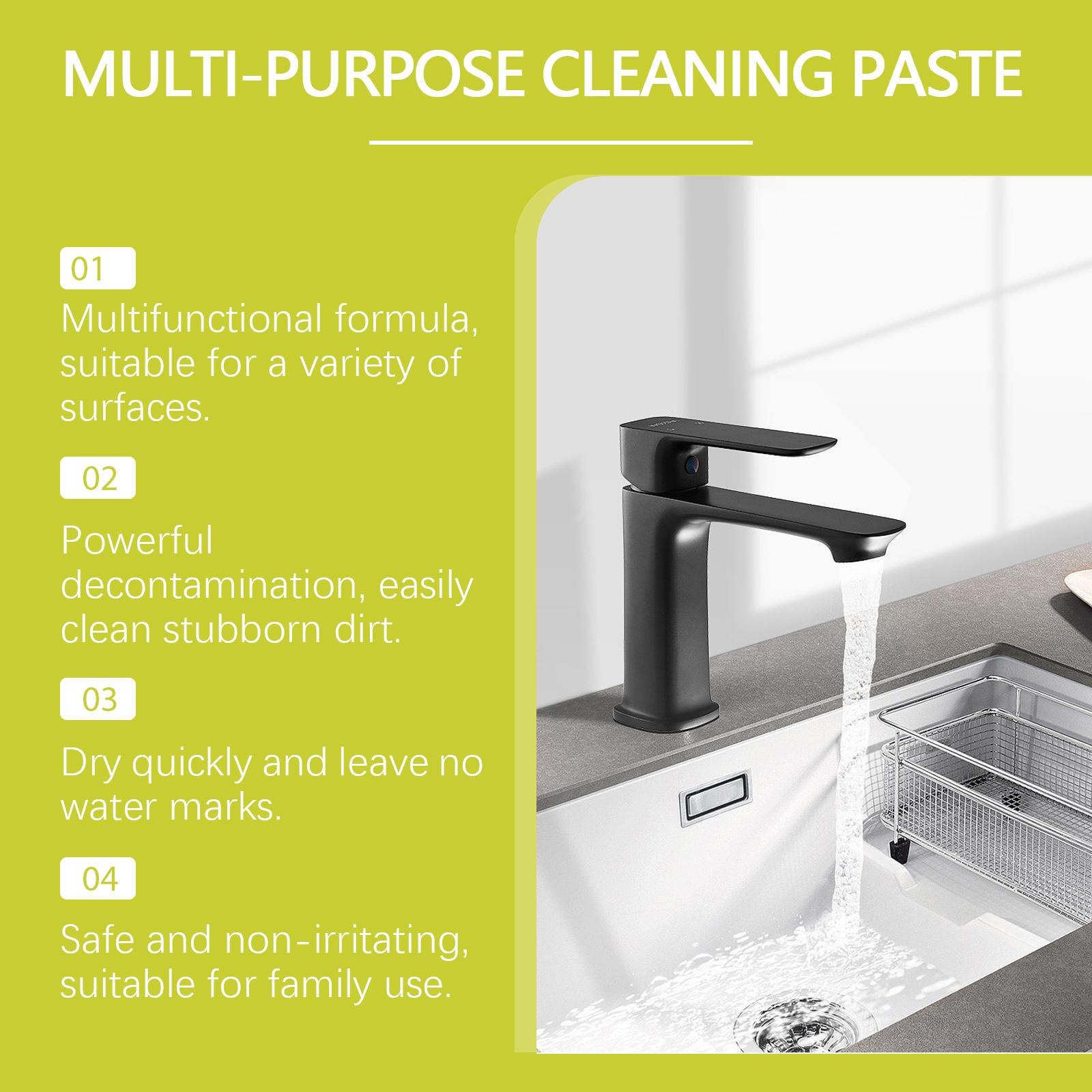Jue-Fish Multi-Purpose Cleaning Paste Household Kitchen Bathroom Furniture Grease And Scale Multi-Purpose Cleaner