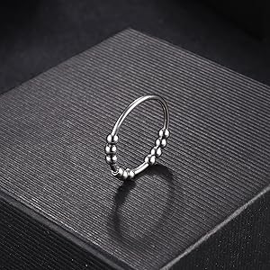 Trendy  Anxiety Ring for Women Men Stainless Steel Spinner Rings Anxiety Fidget Band Rings Engagement Wedding Promise Rings Size 7-10