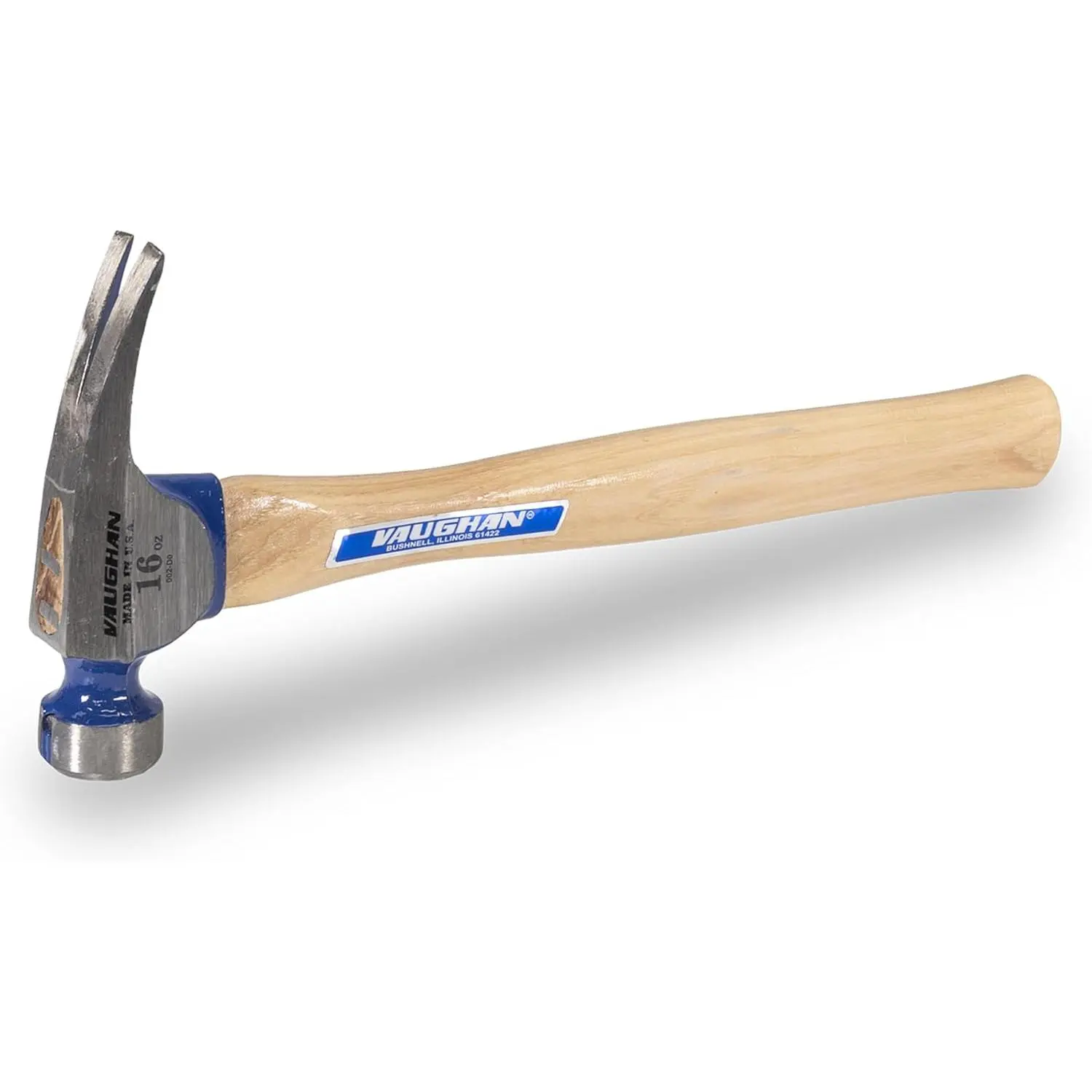 California Framer 16 Oz, Framing, Assembled in the USA |   Carpenter, Face, Forged High Carbon, Hickory Handle, Nail Starter, VN11801