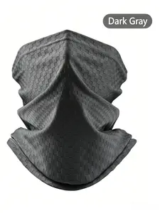 Checkered Ice Silk Sun Protection Neck Gaiter, Breathable Quick-Dry UV Face Mask, Unisex Outdoor Cycling Fishing Neck Cover