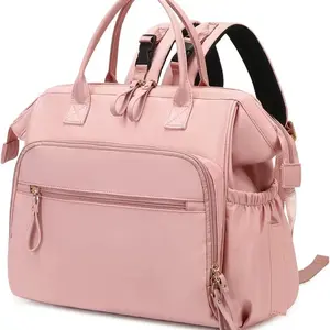 Baby Diaper Bag with Anti-Theft Pocket, Waterproof Mom Backpack, Travel Storage for Babies, Essential Baby Gear for Parents