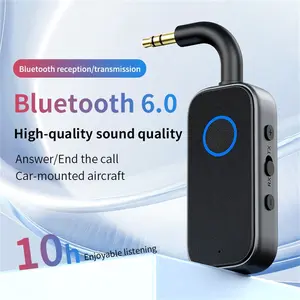 Bluetooth-compatible 6.0 Audio Receiver Transmitter, Dual-Function Car/home Old Speaker Bluetooth-compatible Adapter, Wireless Sound Conversion Device