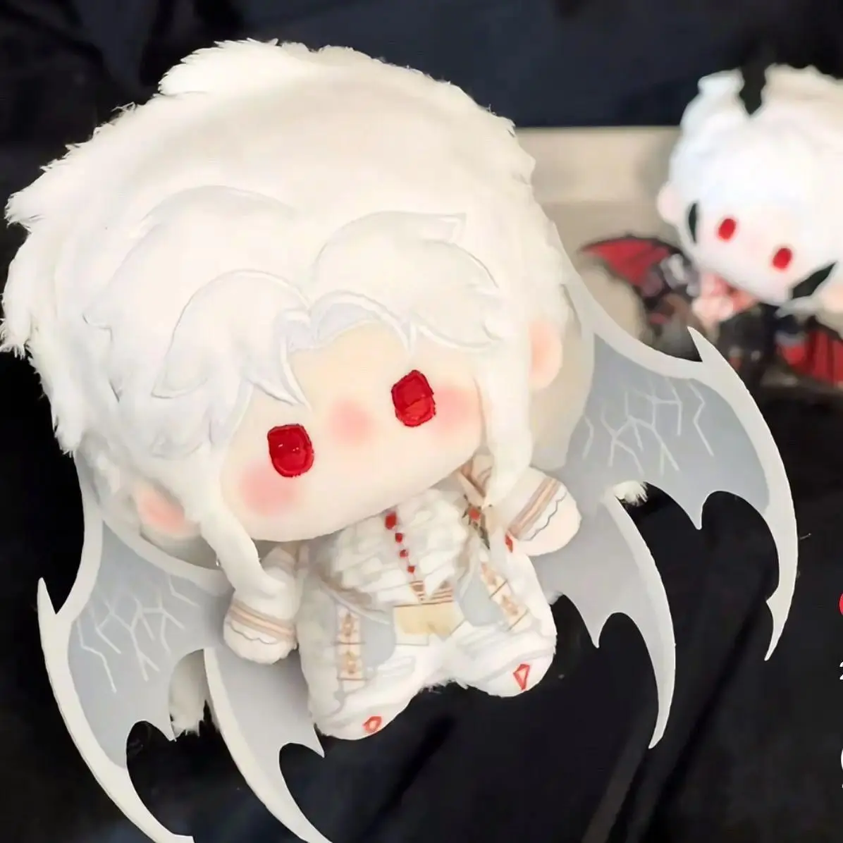 Game Love and Deepspace Sylus Silver Wing Attribute Cotton Doll Cosplay Anime 10CM Dragon Sylus Keychain Backpack Pendant Gift