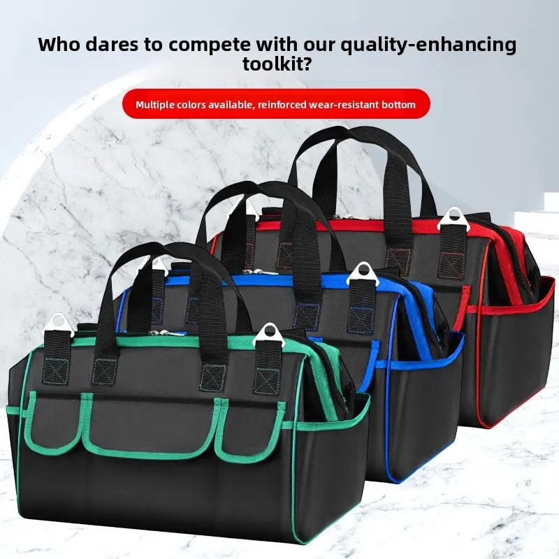 Oxford Fabric Waterproof Crossbody Bag Heavy Duty Repair Storage Satchel