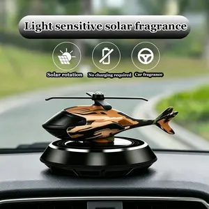 Dynamic Rotating Plane Dashboard Fragrance, Aluminum Alloy Frame, Scratch-Resistant, Rust-Proof, Heat-Resistant, Car and Home Use